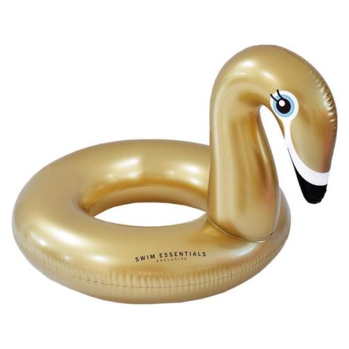 swim essentials opblaasbare gouden zwaan